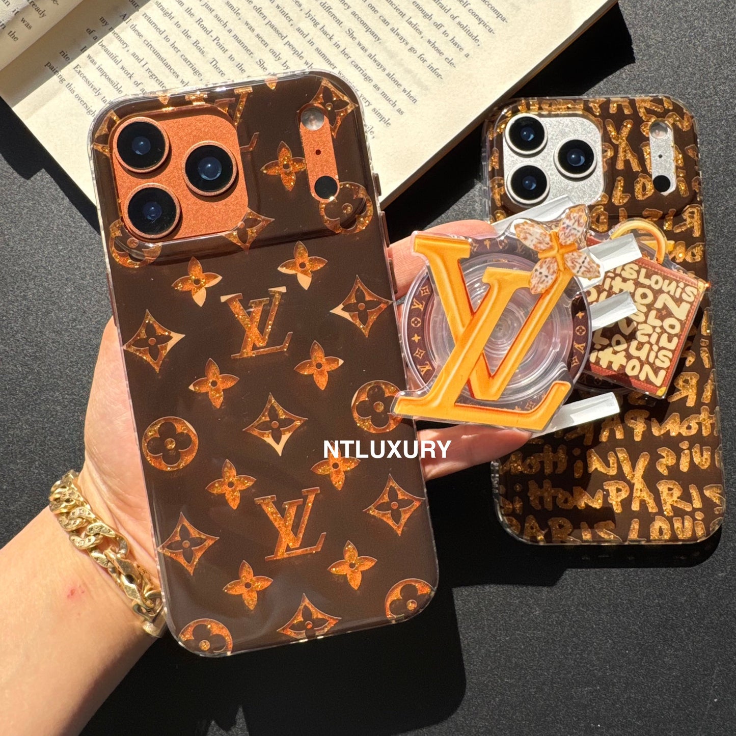 Shining Love Phone Case with Magsafe Holder & Pendant (3 Set)