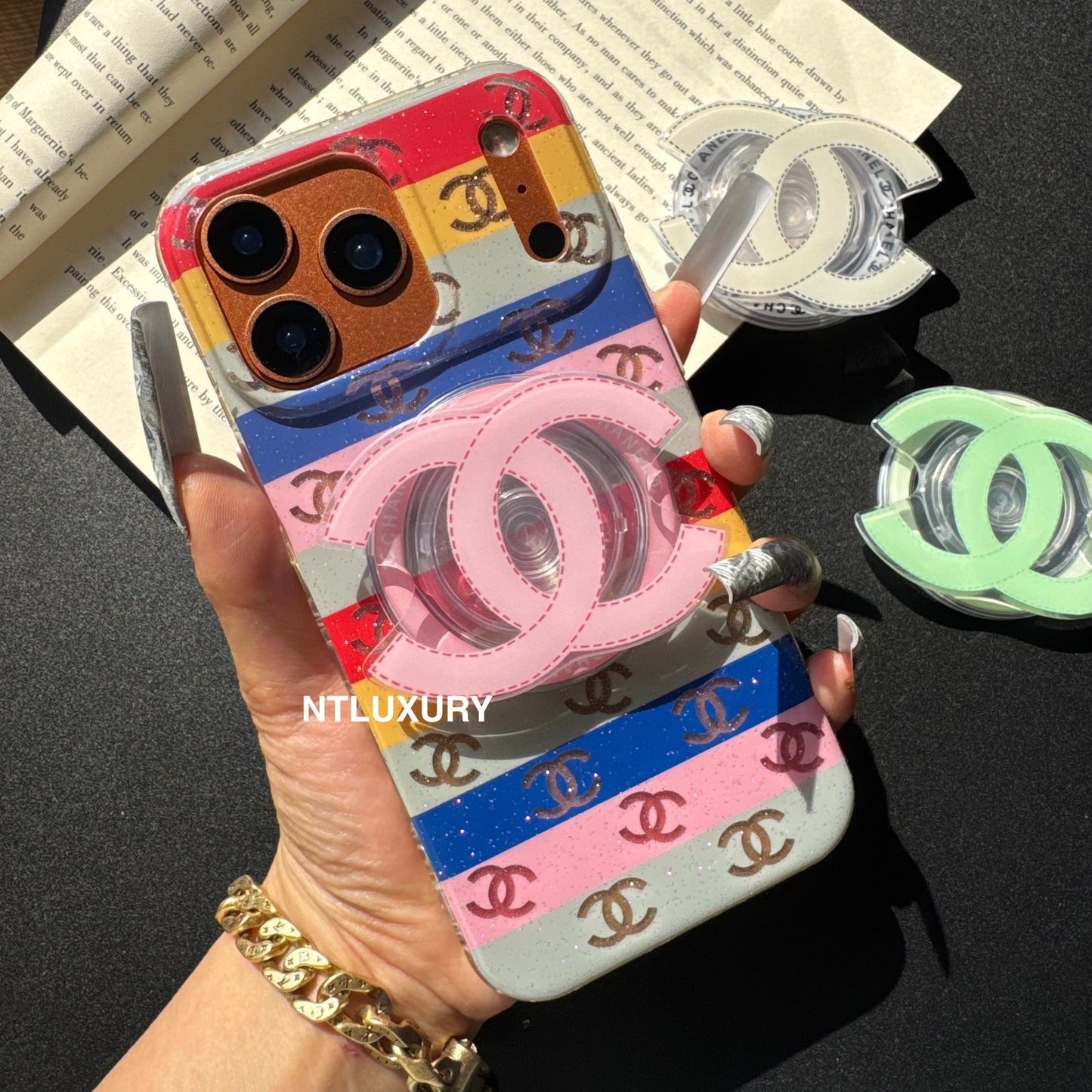 Colorful C Girl Phone Case with Magsafe Holder