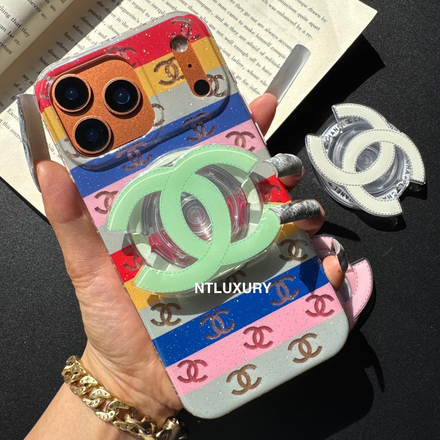 Colorful C Girl Phone Case with Magsafe Holder