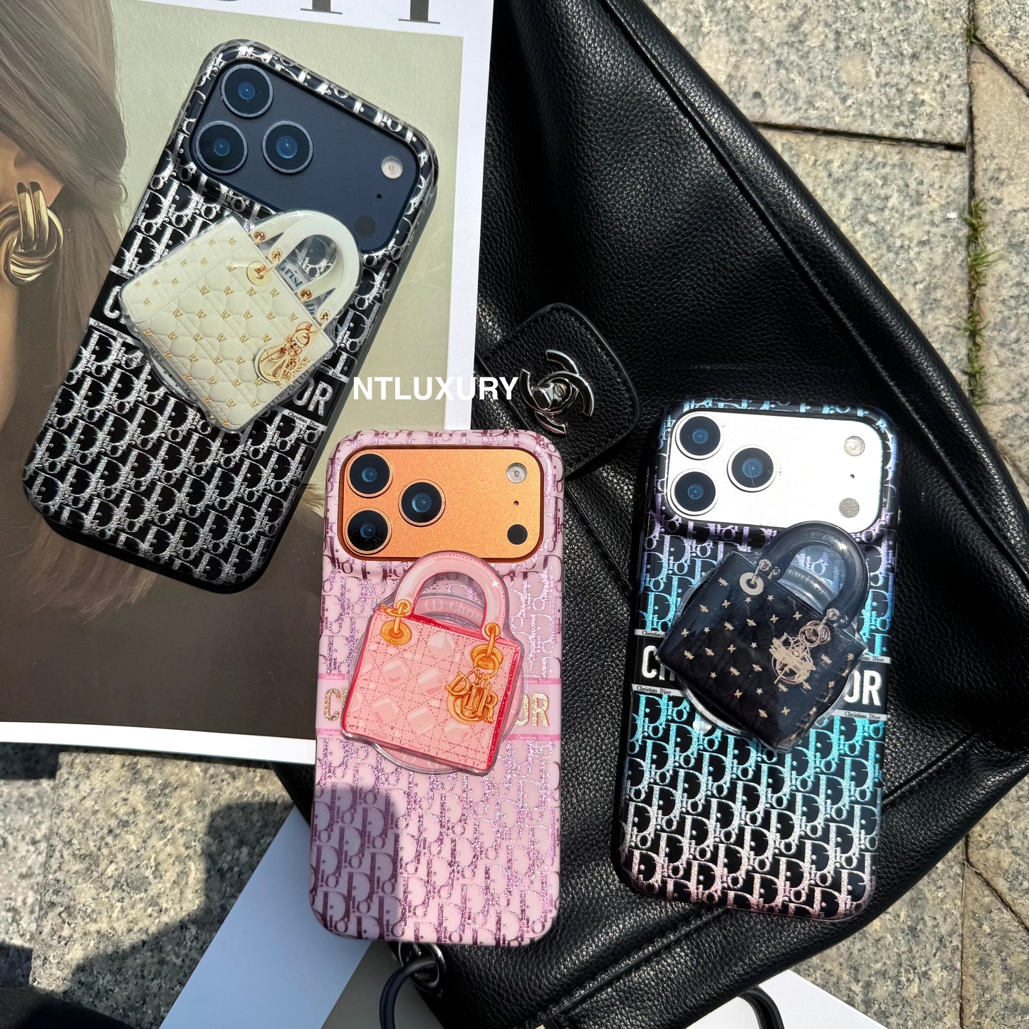 Chameleon Dove Design Magsafe Case with Bag Holder