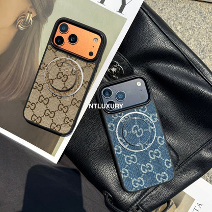 Funda de mezclilla Good Girl para teléfono con MagSafe y soporte MagSafe