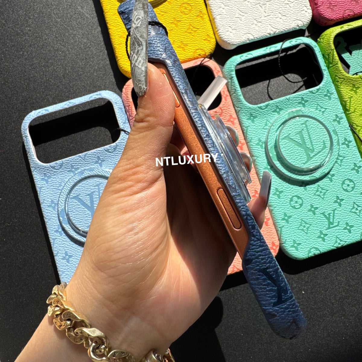Fancy Colorful Design Phone Case with Magsafe Holder