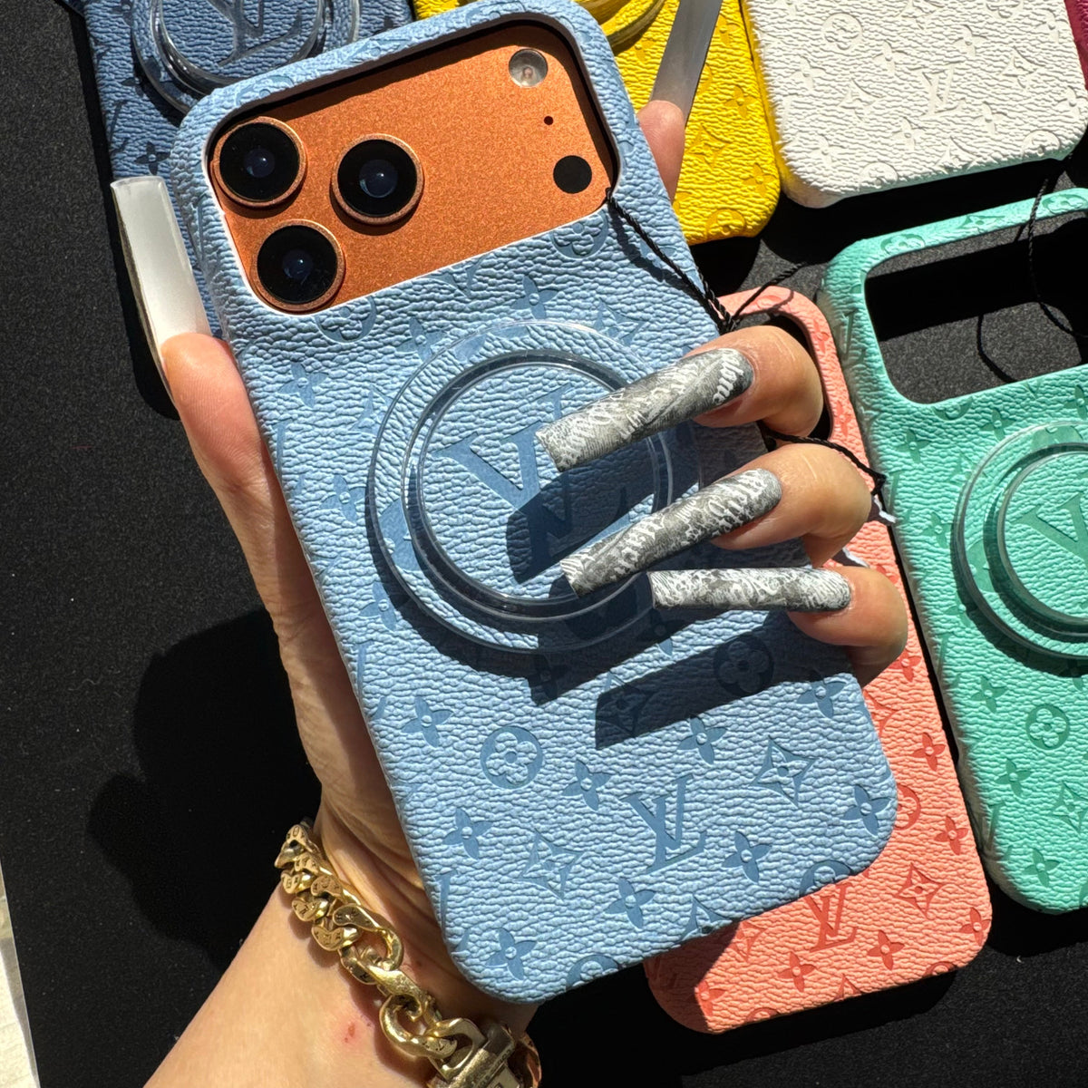Fancy Colorful Design Phone Case with Magsafe Holder