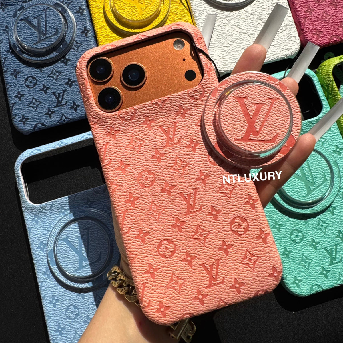 Fancy Colorful Design Phone Case with Magsafe Holder