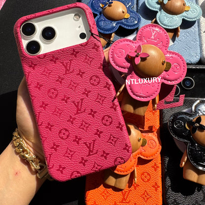 Colorful Design Phone Case with Doll Magsafe Holder