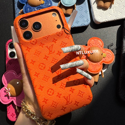 Colorful Design Phone Case with Doll Magsafe Holder