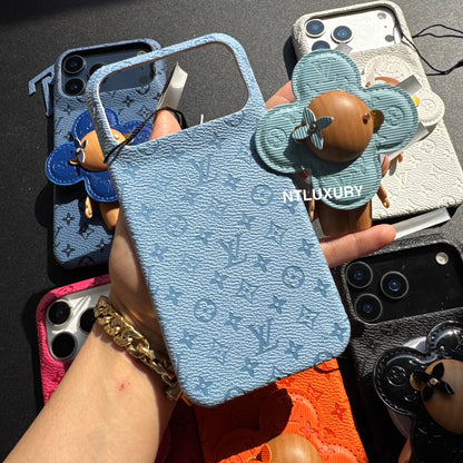 Colorful Design Phone Case with Doll Magsafe Holder