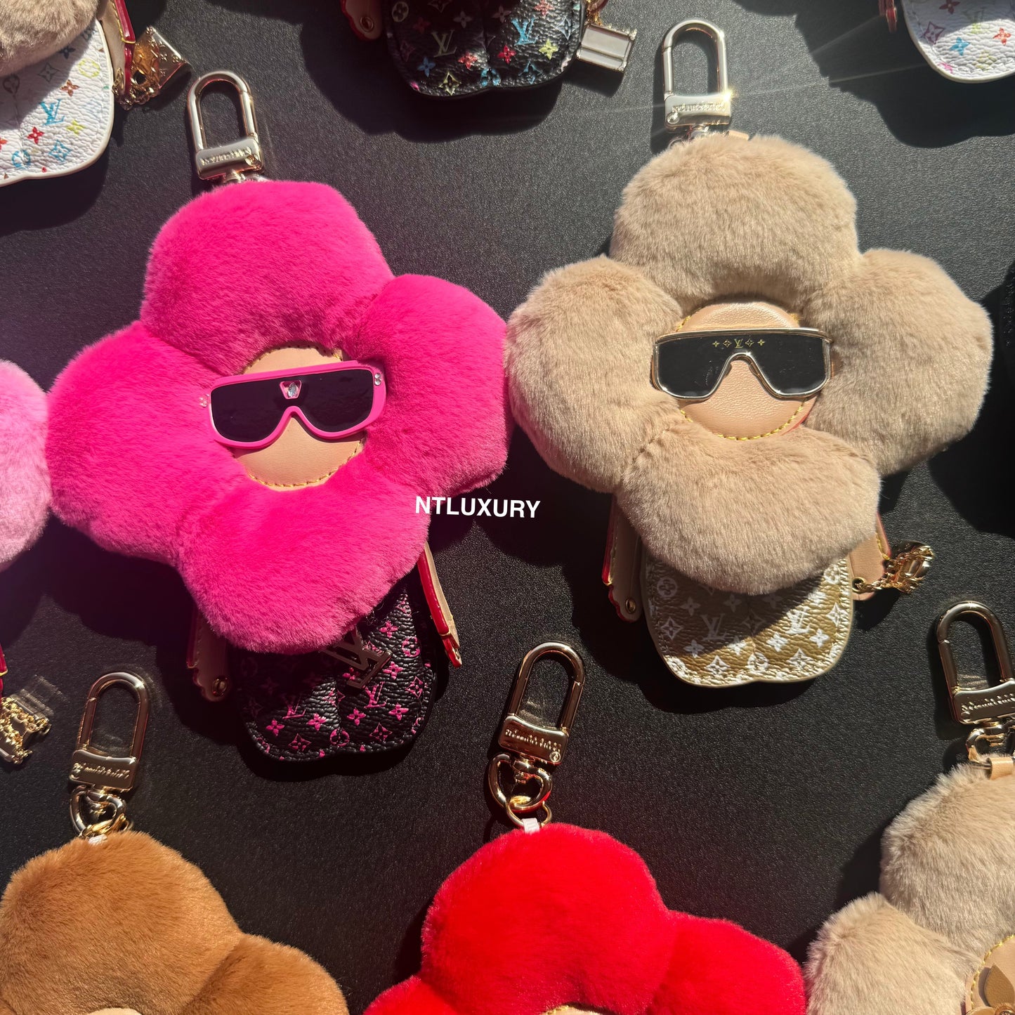 Vivian Love Doll Furry Pendant Key Chain