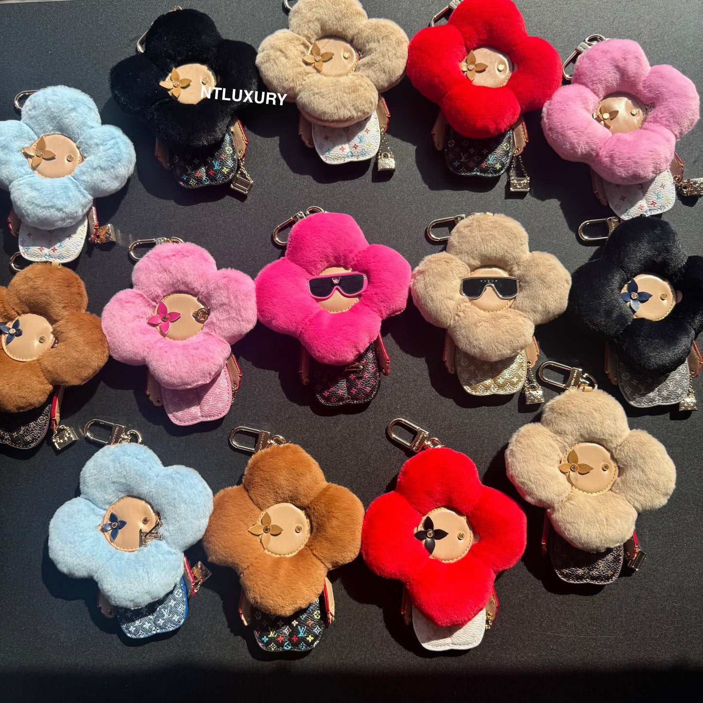Vivian Love Doll Furry Pendant Key Chain