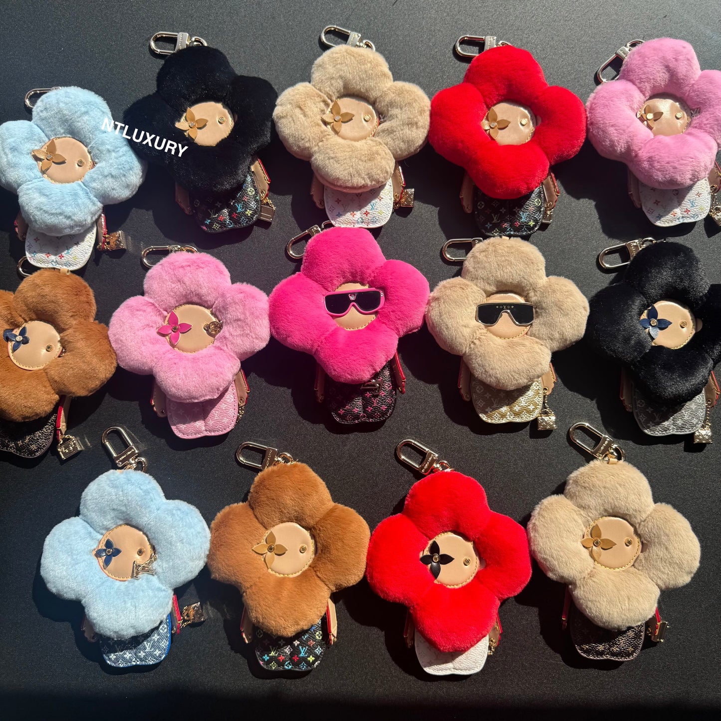 Vivian Love Doll Furry Pendant Key Chain