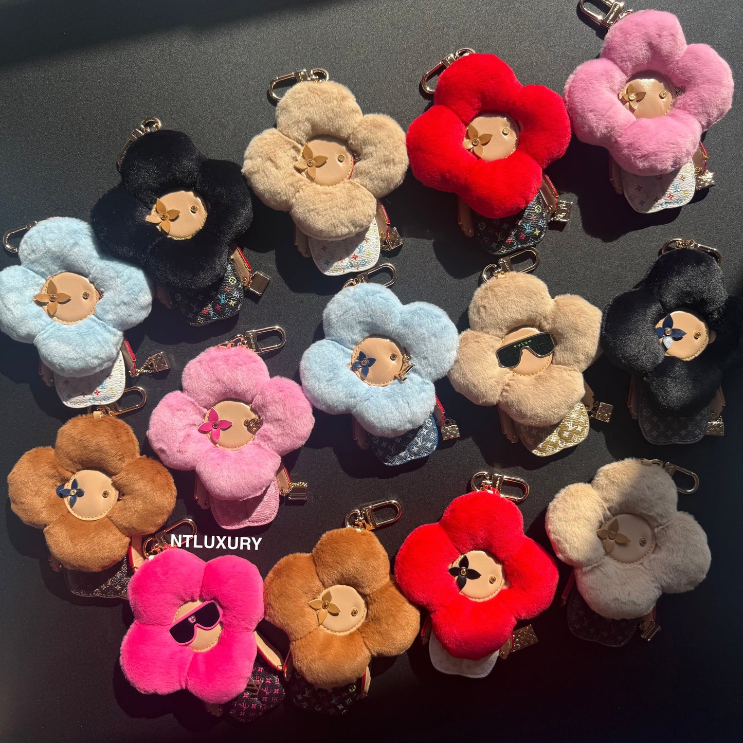 Vivian Love Doll Furry Pendant Key Chain