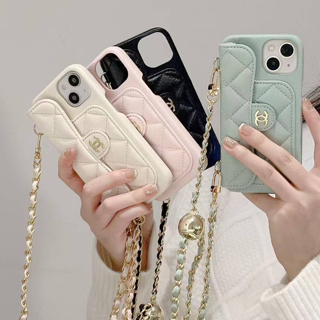 Süße Schafmädchen Design Handyhülle mit Kette