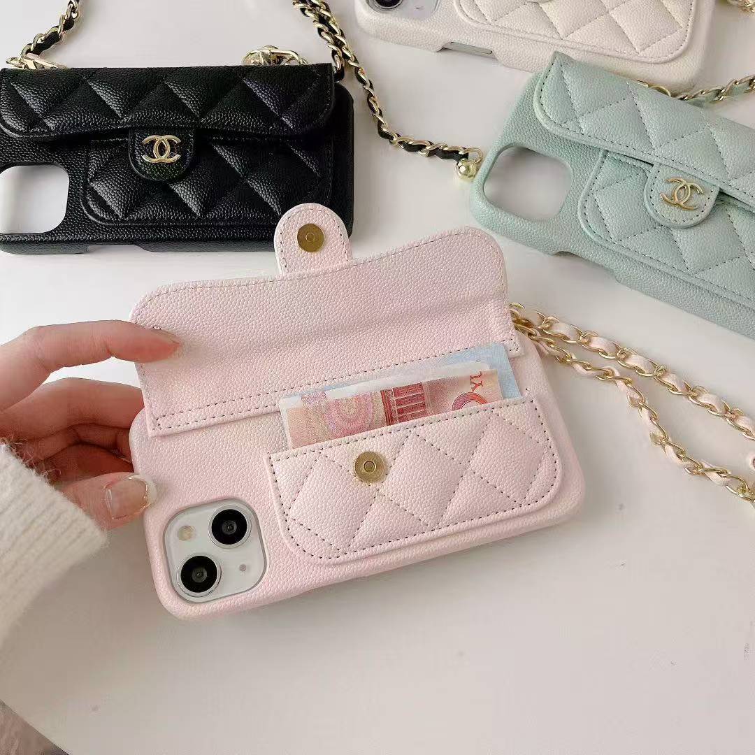Süße Schafmädchen Design Handyhülle mit Kette