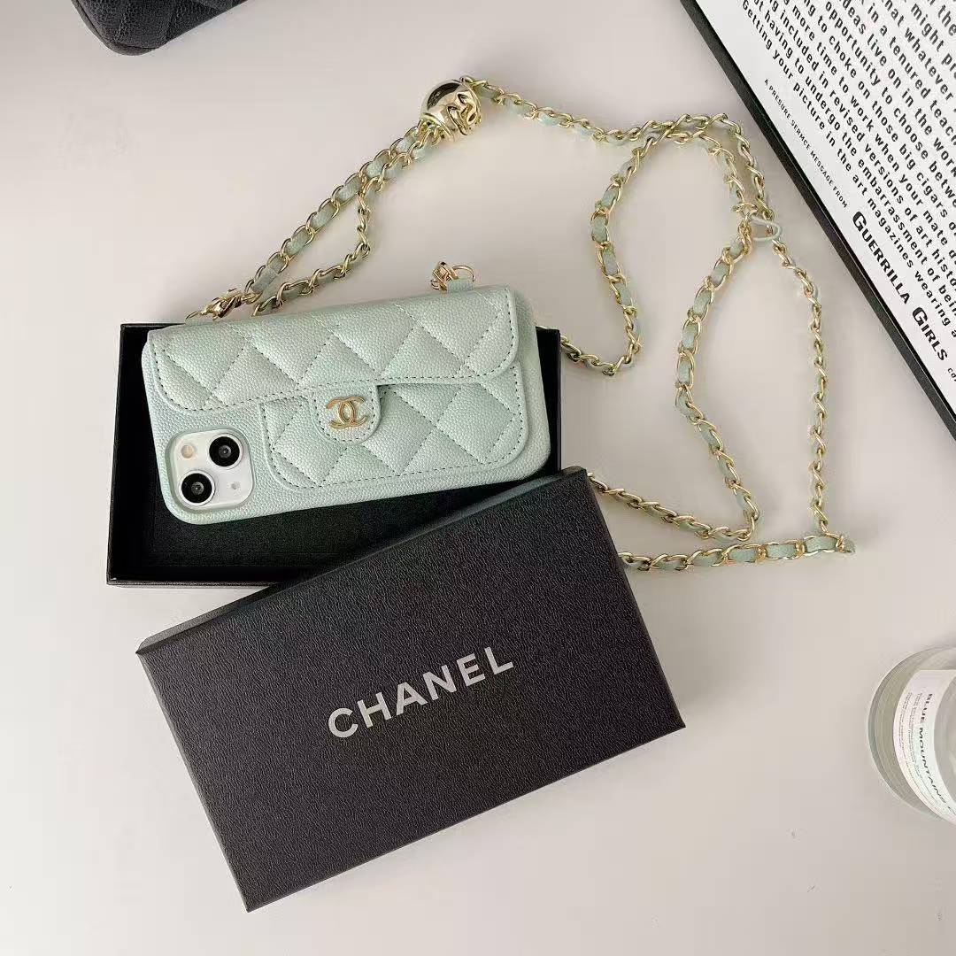 Süße Schafmädchen Design Handyhülle mit Kette