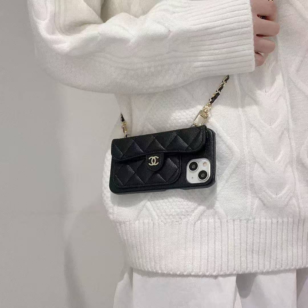 Süße Schafmädchen Design Handyhülle mit Kette