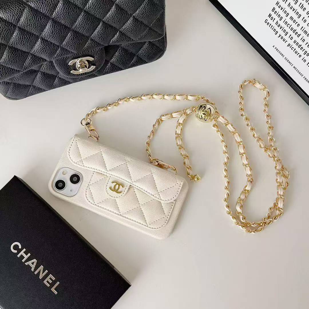 Süße Schafmädchen Design Handyhülle mit Kette