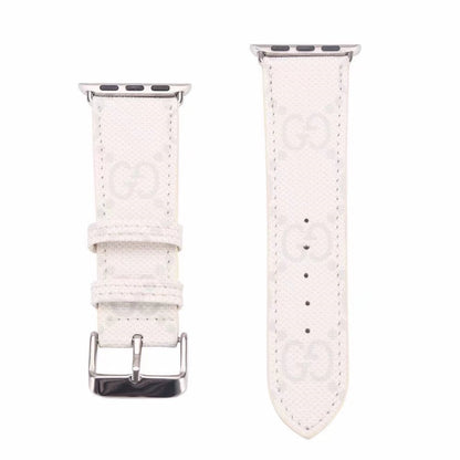 Correa elegante con flores y GG para iWatch