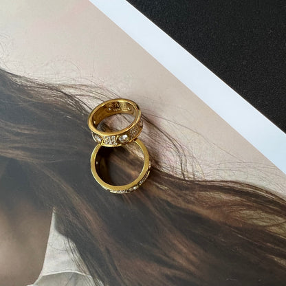 Anello dell'amore in oro e diamanti