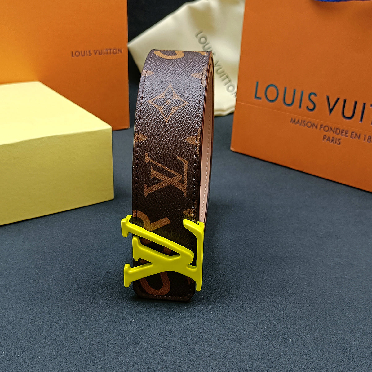 Fashion Colorful Brown Love Belt