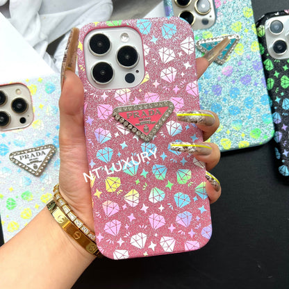Custodia per iPhone con design Diamond P