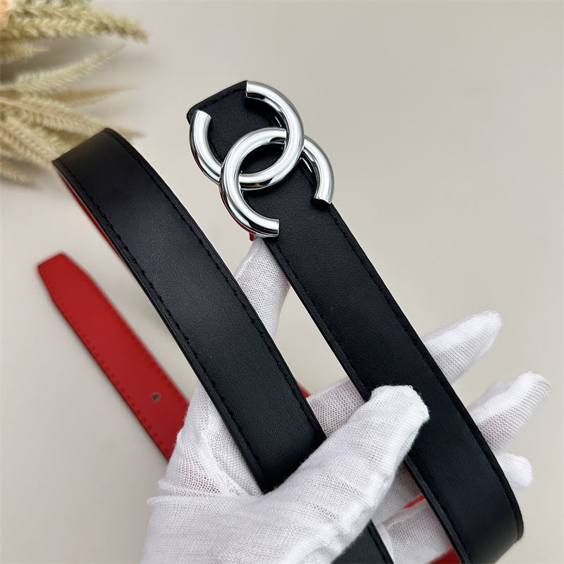 CC Women's Leather Belt (Black)