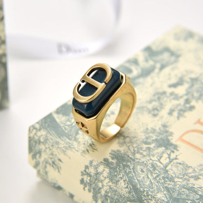 Vintage Einfacher Brieföffner-Ring