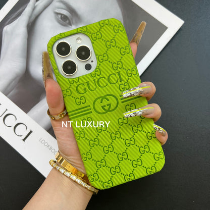 Cover colorata per telefono dal design curato (Verde chiaro)