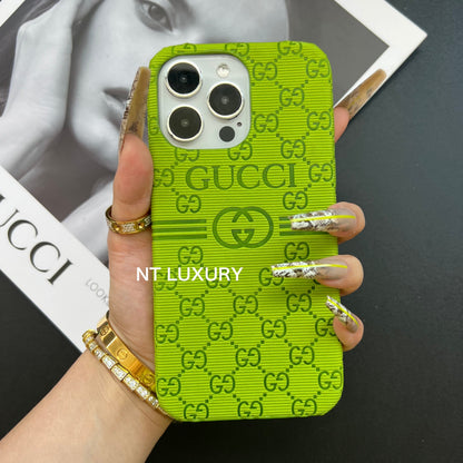 Cover colorata per telefono dal design curato (Verde chiaro)