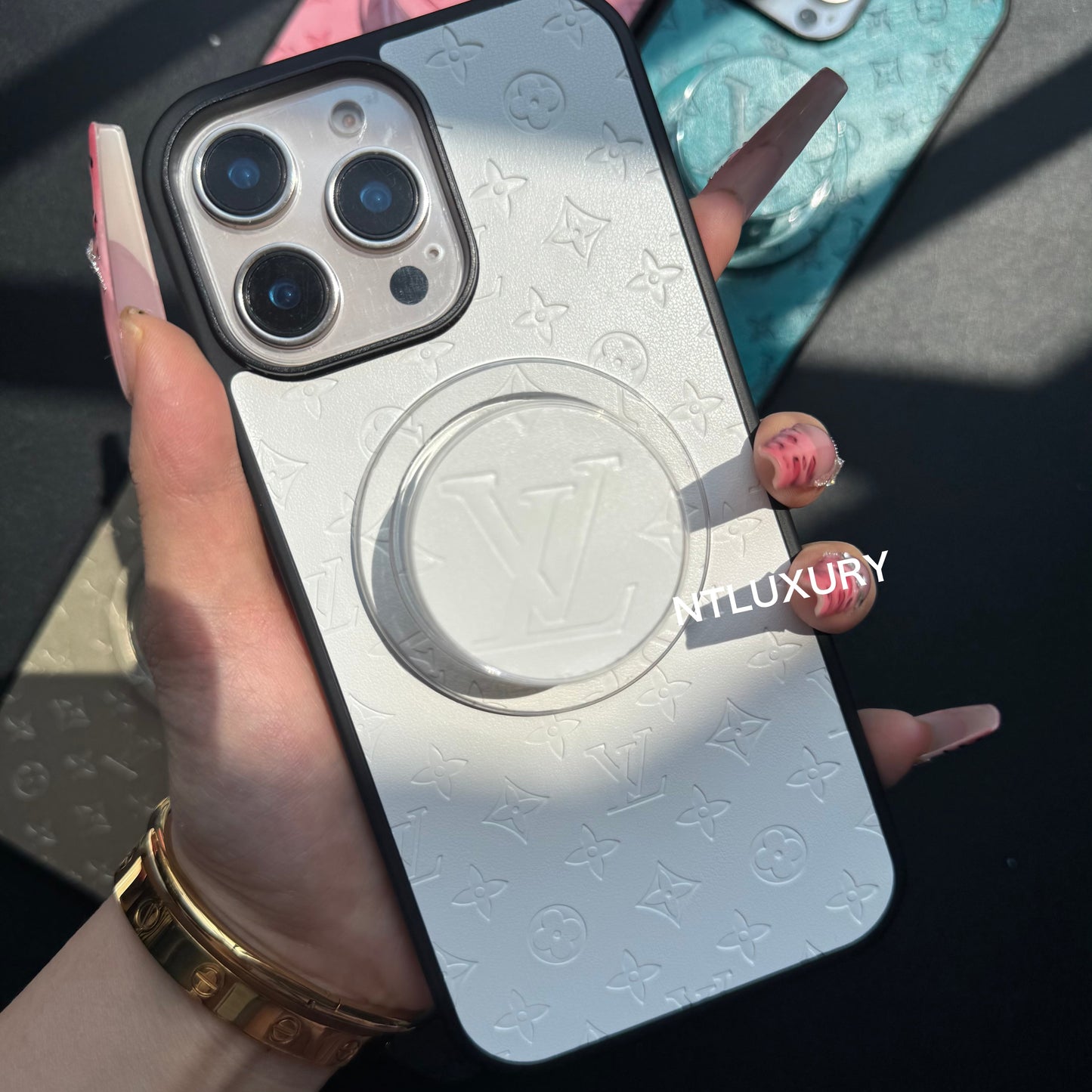 Unique Press Love iPhone Case with Magsafe Holder