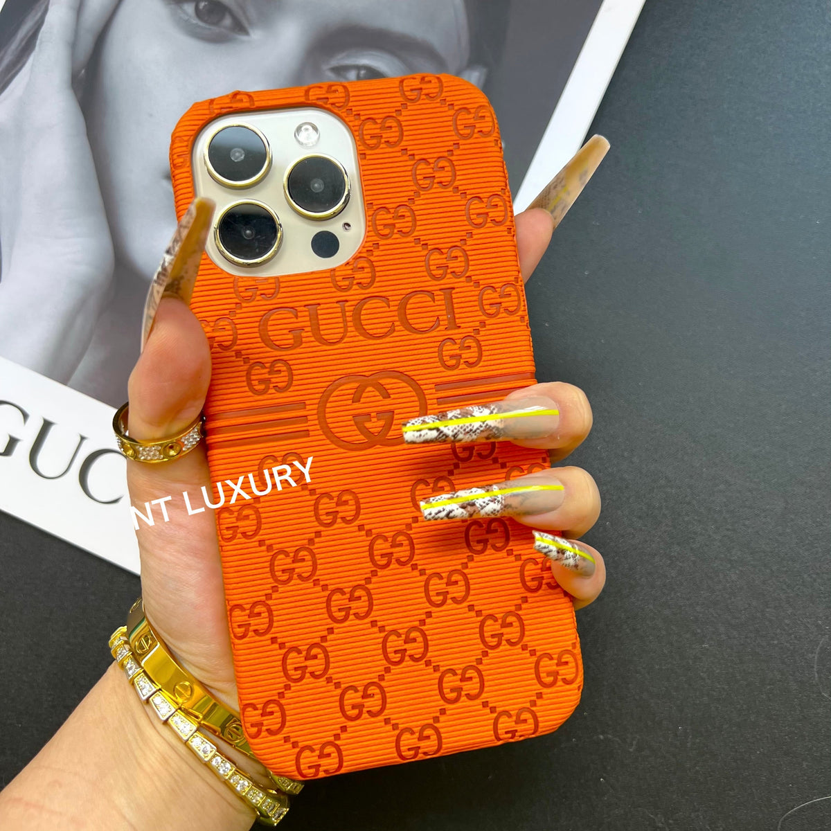 Colorful Good Design Phone Case (Orange)