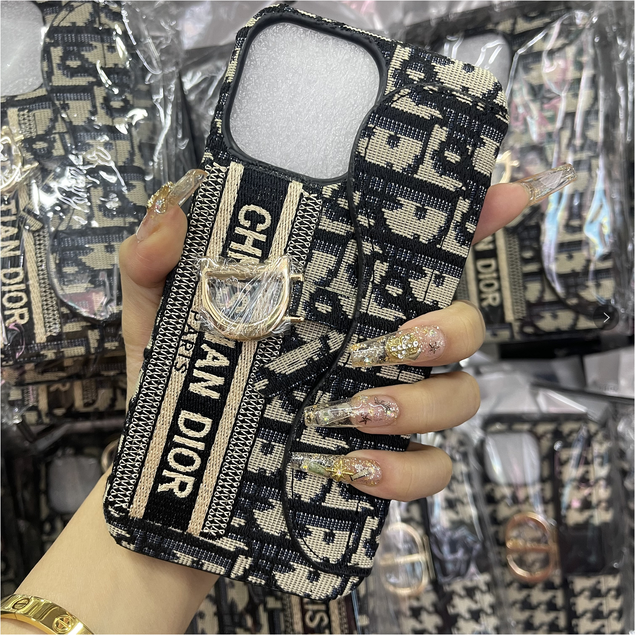 OO Floral Printed Phone Case For iPhone