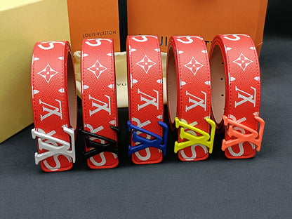 Ceinture cœur rouge mode et colorée