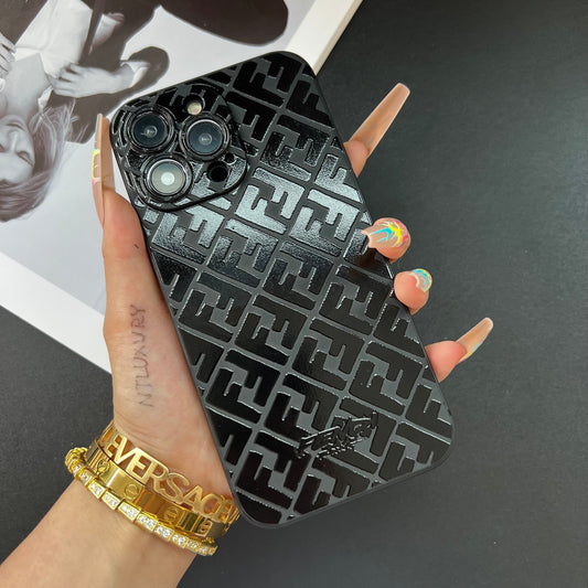 Black Trendy Phone Case ( FF )