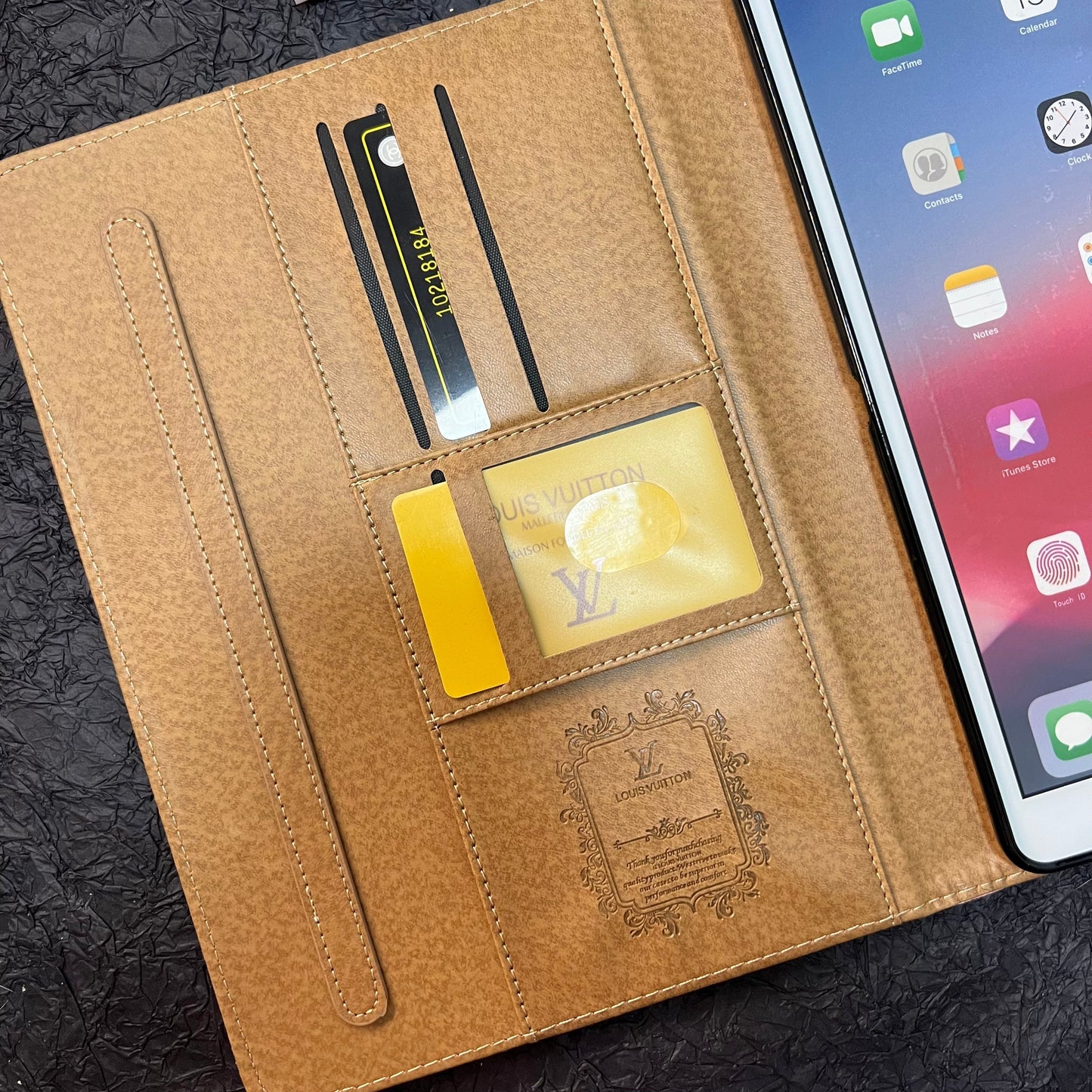 Cute Fancy iPad Case (Brown Small Love)