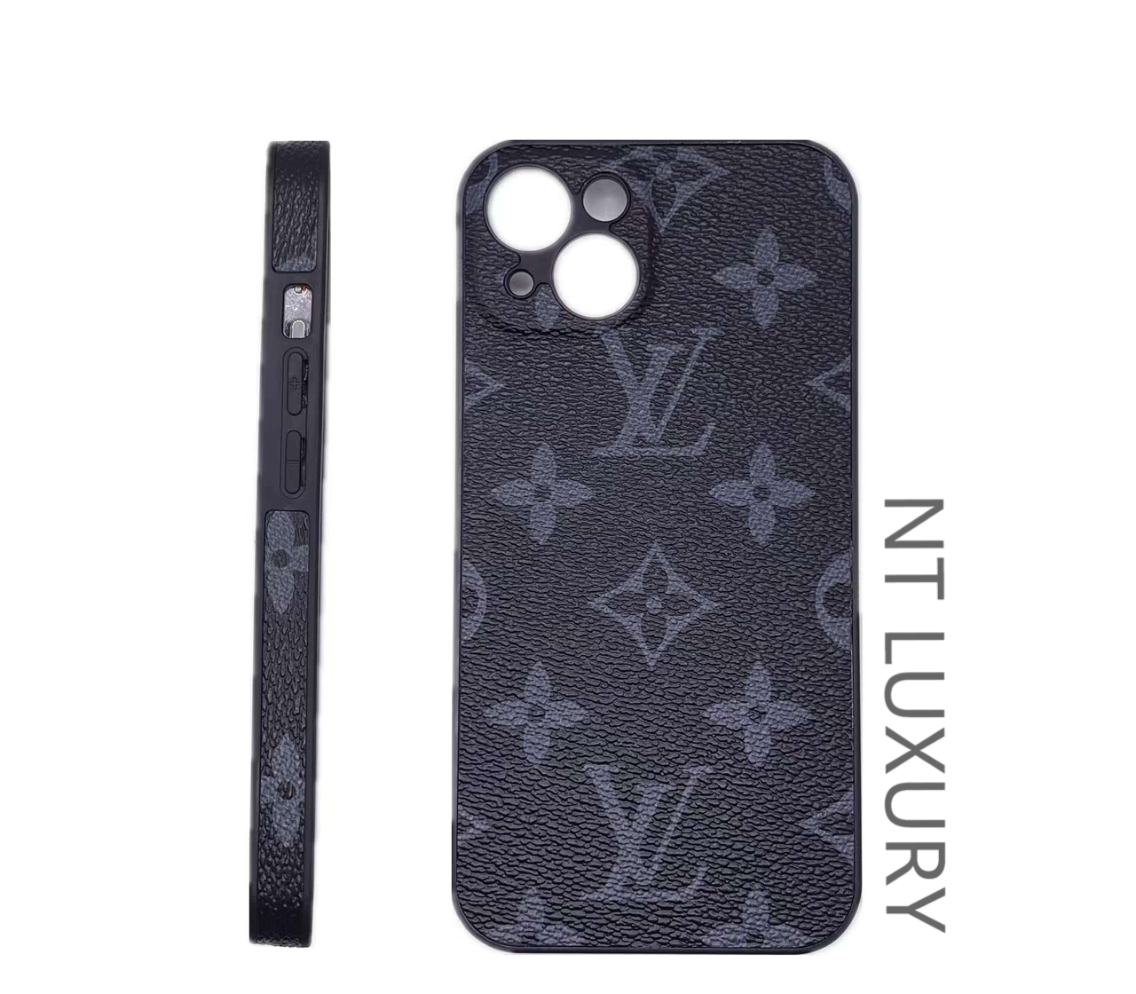Black Love Phone Case With Camera Protection