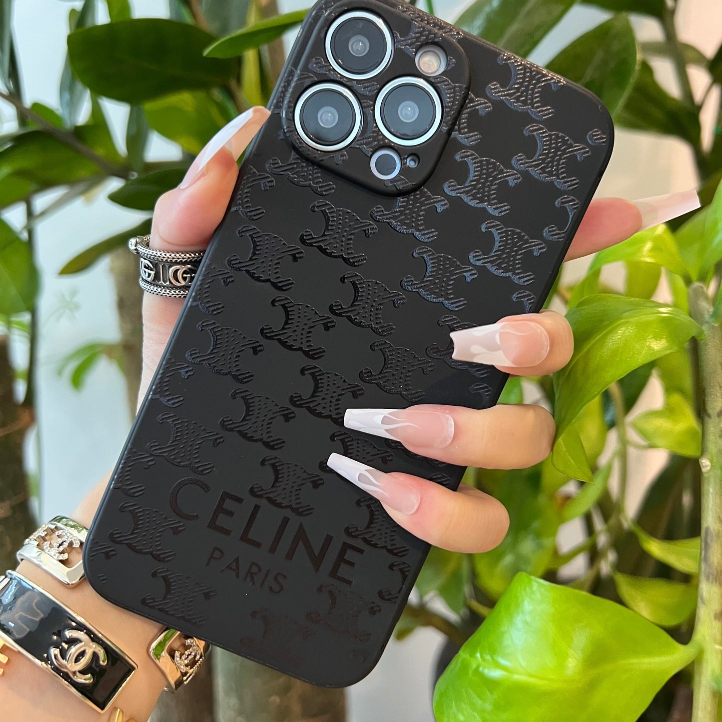 Black Trendy Phone Case ( Cute CE )
