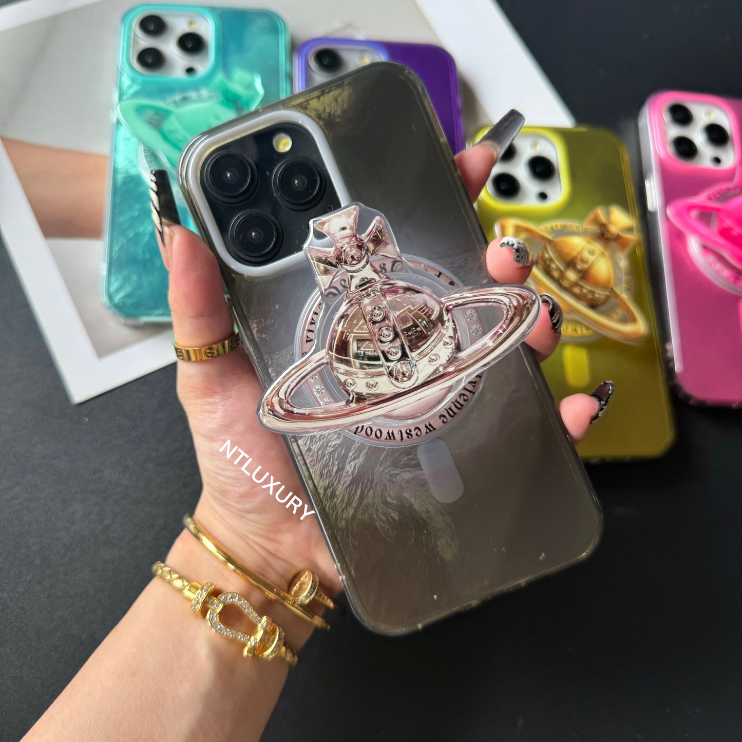 Fancy West Woo iPhone Case with MagSafe Holder