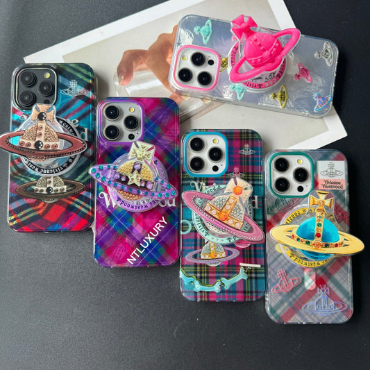 Latticed West Woo iPhone Case with MageSafe Holder