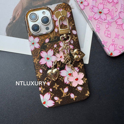Funda MagSafe para teléfono con girasol y cadena «Love»
