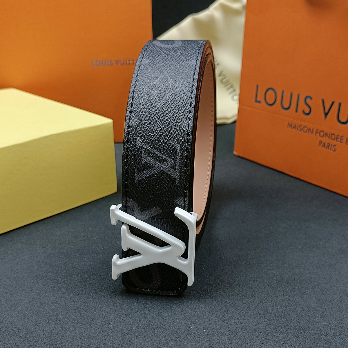 Fashion Colorful Black Love Belt