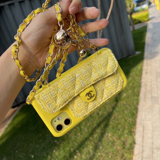 Latticed Girl Fancy Phone Case For iPhone
