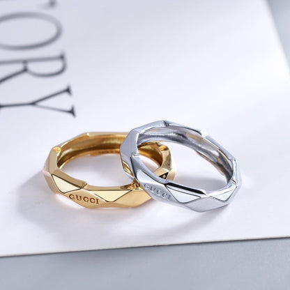 Anillo de espejo de moda