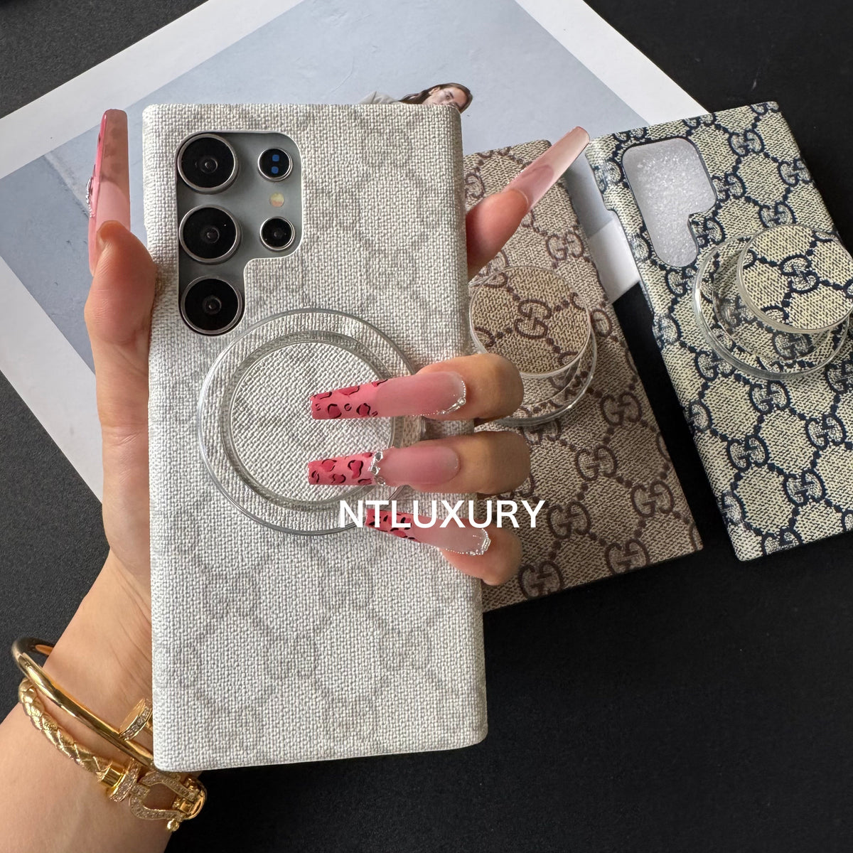 Traditional Love Phone Case with MagSafe Holder (Good)