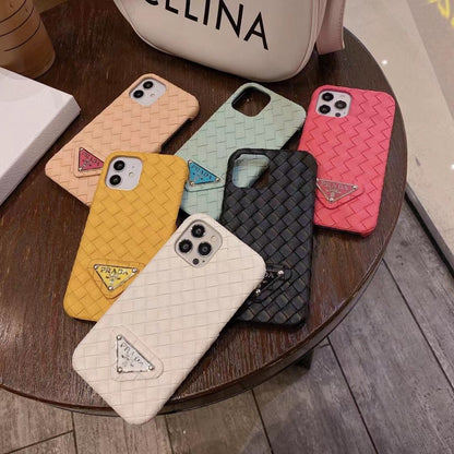 Funda de punto estampada para iPhone