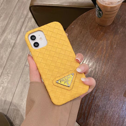 Funda de punto estampada para iPhone