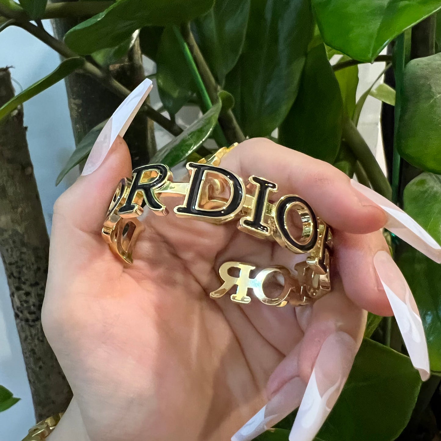 Black D Bracelet