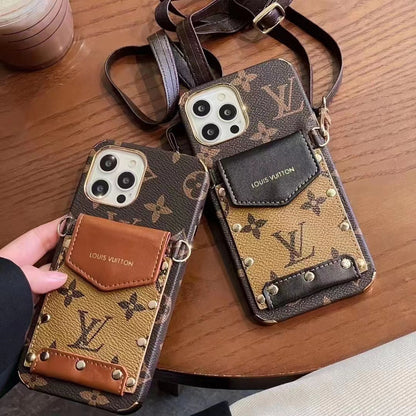 Cover per telefono di lusso extravagante con corda