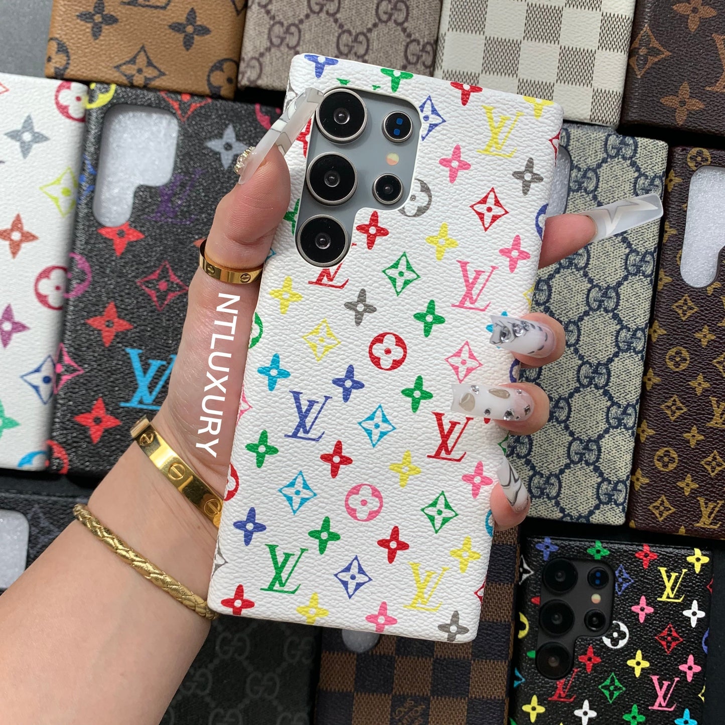 Traditional Love Samsung Case (Dots White)