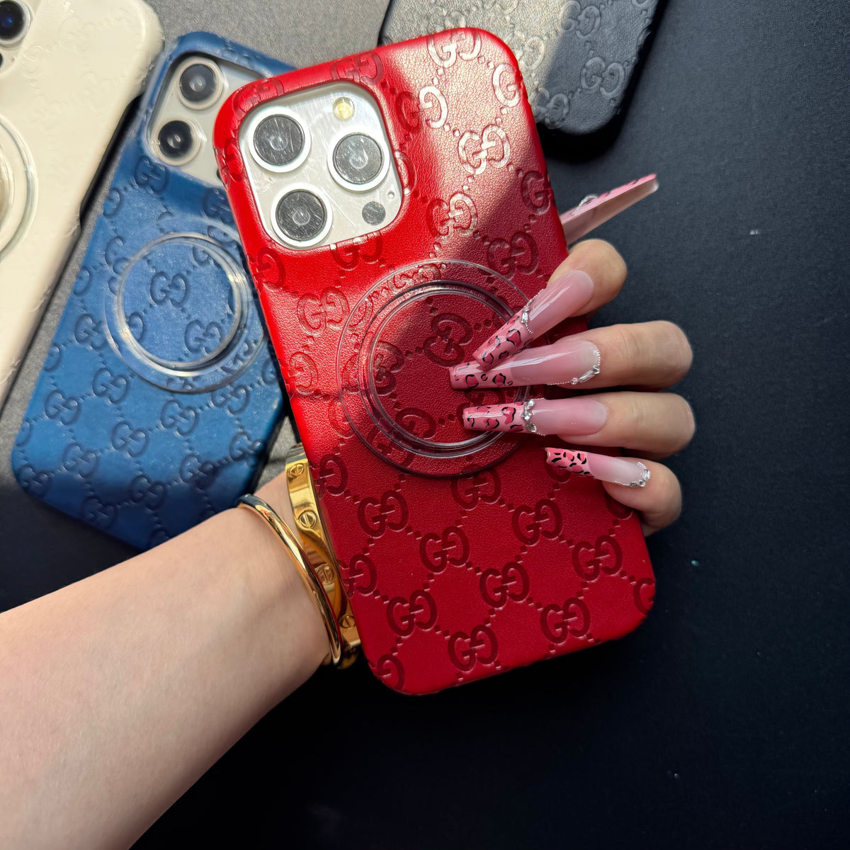 Coque iPhone "Full Press Love" avec support MagSafe