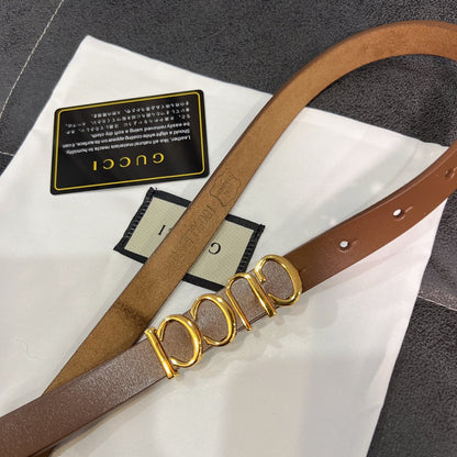 Ceinture étroite à boucle pour femme
